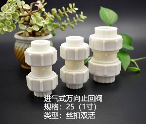 1寸進(jìn)氣式萬向止回閥